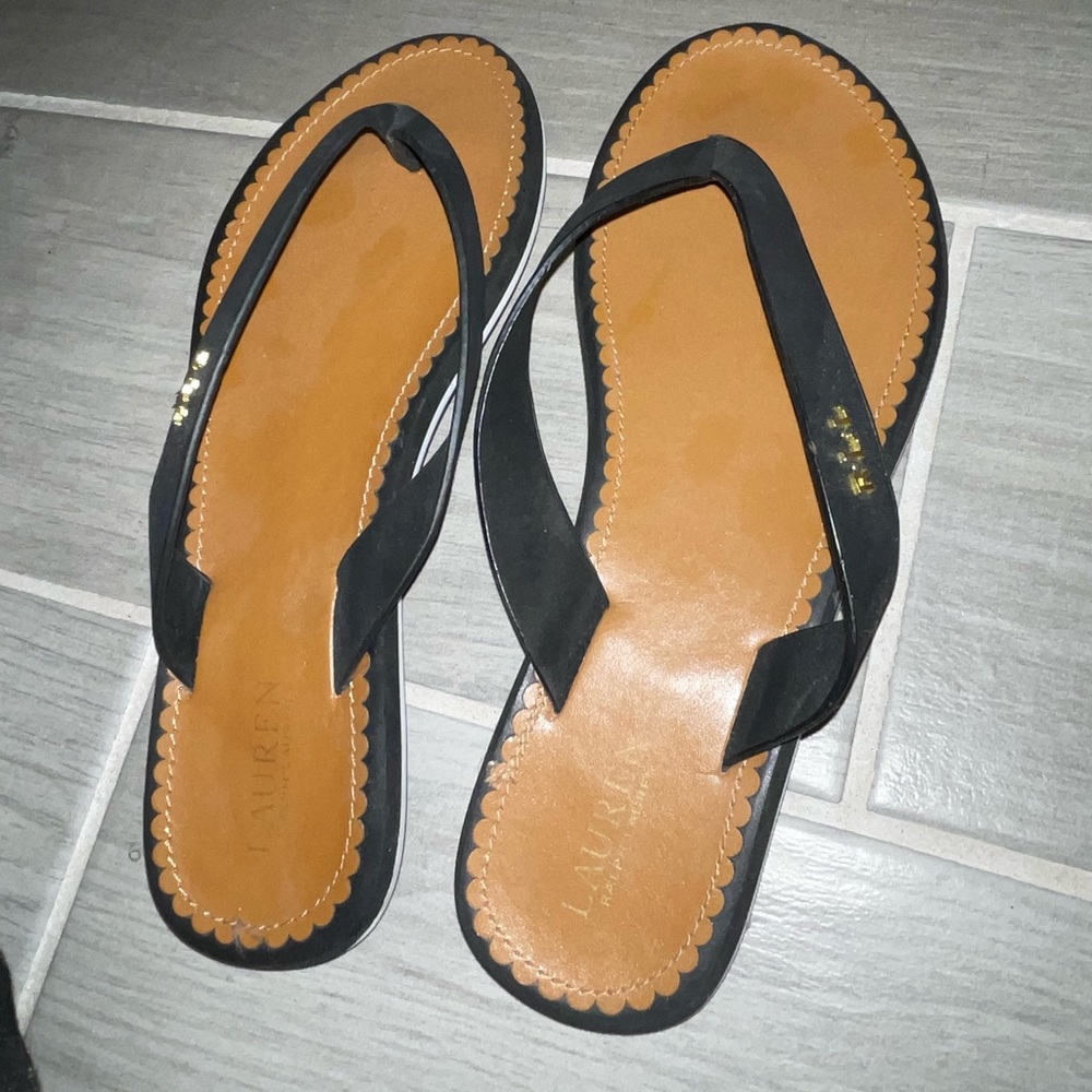 Ralph Lauren sandal size 8. To small for my wide feet.